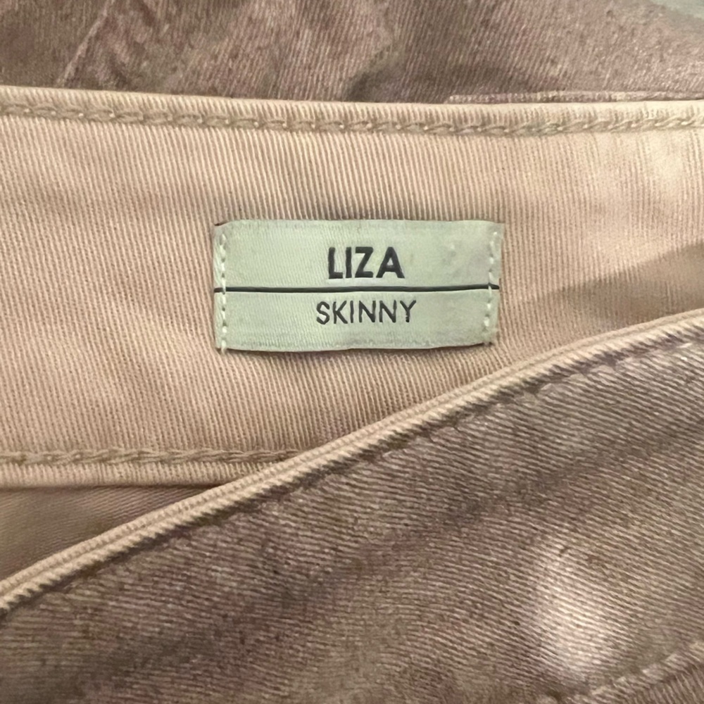Level 99 Women's Skinny Jeans in Light Pink - Picture 8 of 8